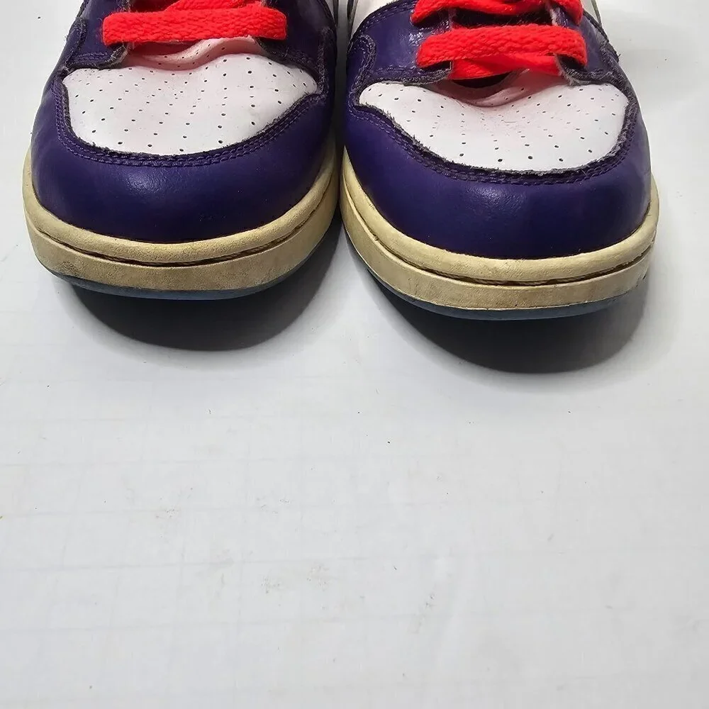 Nike Mogan Mid Youth Sneaker Purple Blue High Top 6 Y